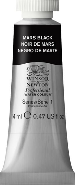 Professional Watercolor 14mL Mars Black