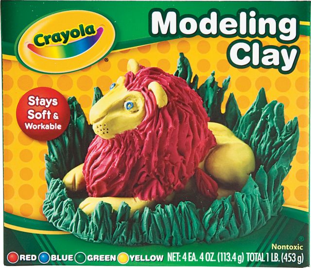 CRAYOLA MOD CLAY 4 CLR STKS