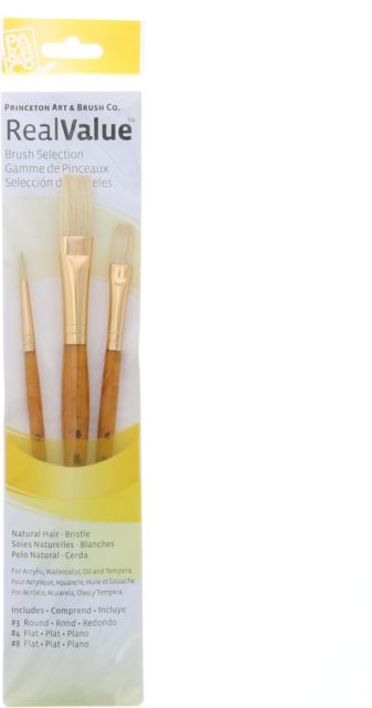 BRUSH SET BRISTLE  3 PACK