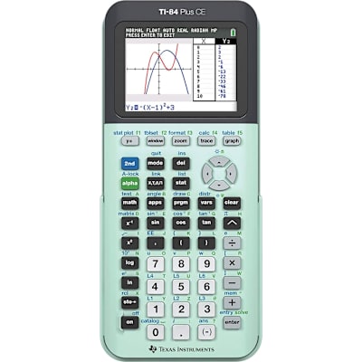 CALC TI84 PLUS CE MINT GREEN - New (SKU: 18893338)