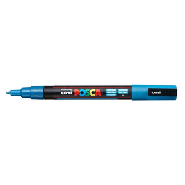 Posca Paint Marker PC-3M Fine Glitter Light Blue