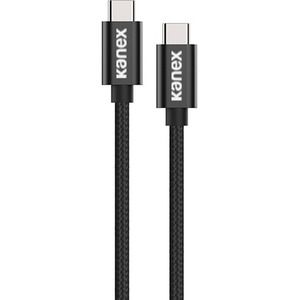 Kanex DuraBraid Premium USB-C to USB-C Charging Cable, 2M, Black