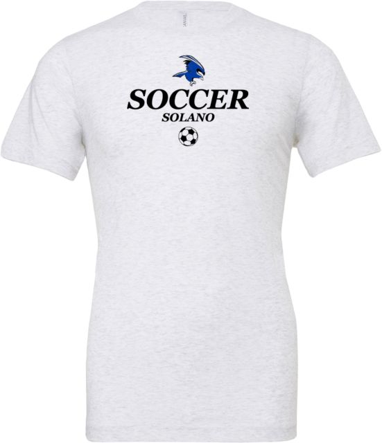 Solano Bella + Canvas Jersey Cotton T Shirt Solano Community College Soccer - ONLINE ONLY