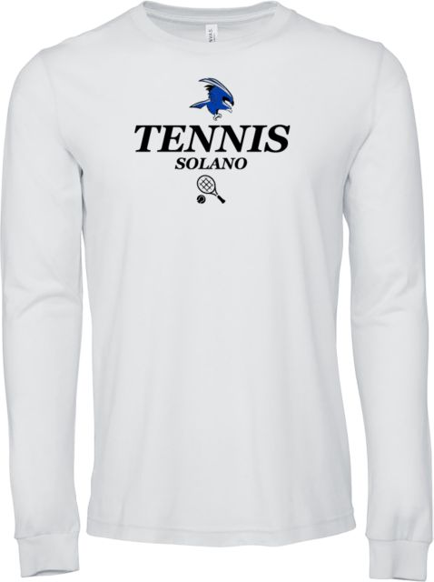 Solano Bella + Canvas Jersey Cotton Long Sleeve T Shirt Solano Community College Tennis - ONLINE ONLY