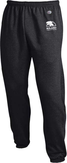 Solano Champion Banded Bottom Sweatpants Solano Community College Institutional Mark - ONLINE ONLY