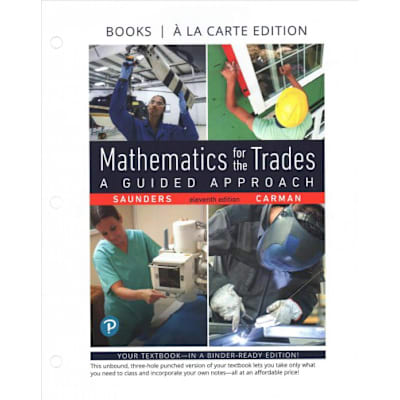 Mathematics for the Trades (Loose pgs)