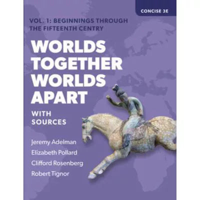 Worlds Together, Worlds Apart w/ Sources, Concise  Vol 1 w/ Inquizitive
