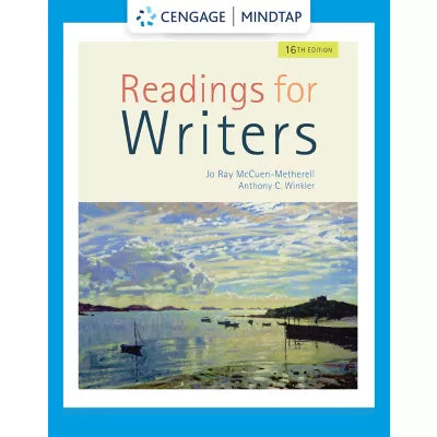 MindTap for McCuen-Metherell/Winkler's Readings for Writers, 1 term Instant Access