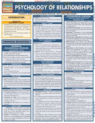 PSYCHOLOGY OF RELATIONSHIPS