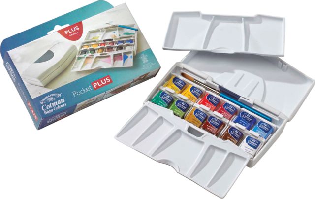 Cotman Watercolor Pocket Plus Set