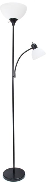 FLR LAMP WITH READ LGHT BLK
