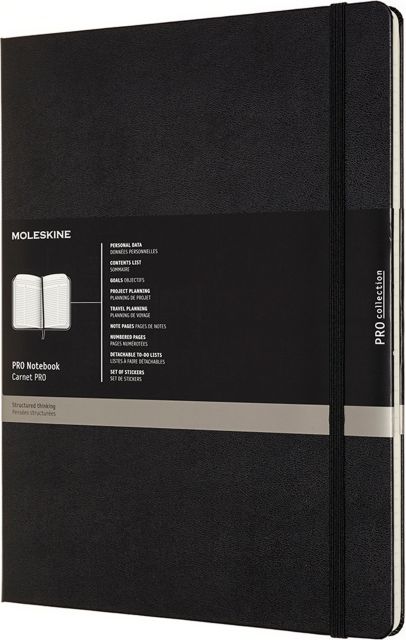 PRO NOTEBOOK LG HARD BLACK